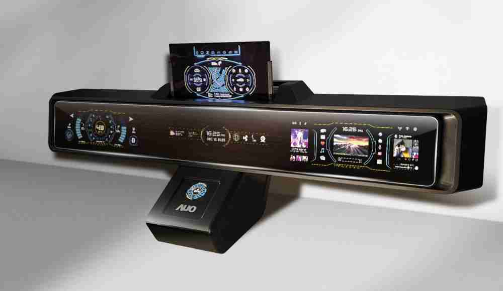 万利Micro LED沉浸式车舱显示方案结合 可卷式、、可伸缩的Micro LED应用并可呈现不同的质感纹路，，，，展现人性化设计