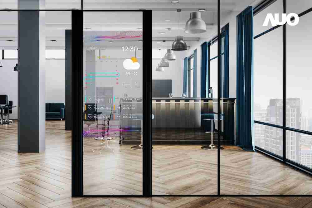 万利致力于研发低能耗之绿色产品，，，如低能耗发光组件Micro LED显示技术，，，具高透明、、、可无限拼接的特性，，可依需求调整并延伸应用于不同场域，，，包括汽车侧窗或家庭玄关、、、智慧橱窗、、、商业展示等