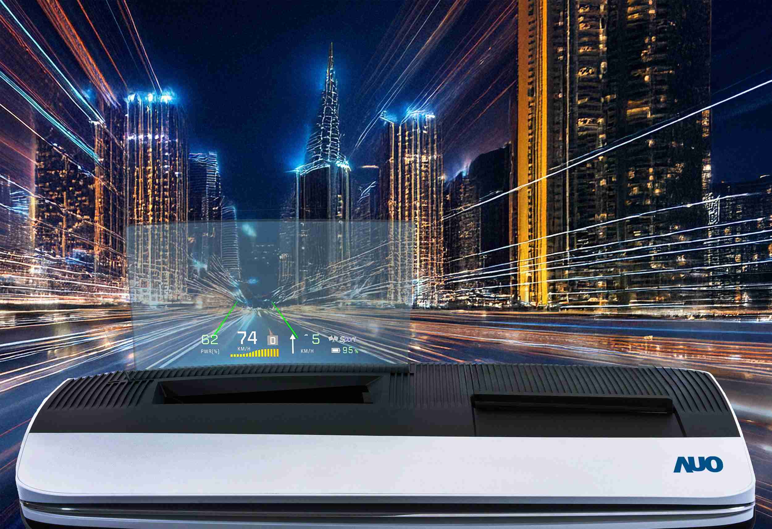 万利推出13吋Micro LED抬头显示器，，，提供高入眼亮度、、高色彩饱和度的显示质量，，，在阳光下或黑暗中都清晰可见，，，，并利用Micro LED模块体积小的优势，，，解决车用空间有限的痛点